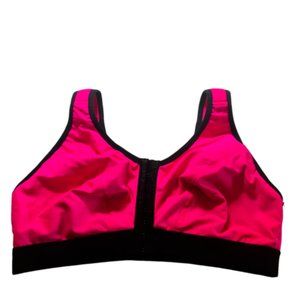 40DD NWT Neon Pink & Black Sport by Cacique Sports Bra
